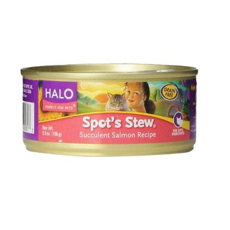Halo Salmon Wet Cat Food (12x5.5OZ )