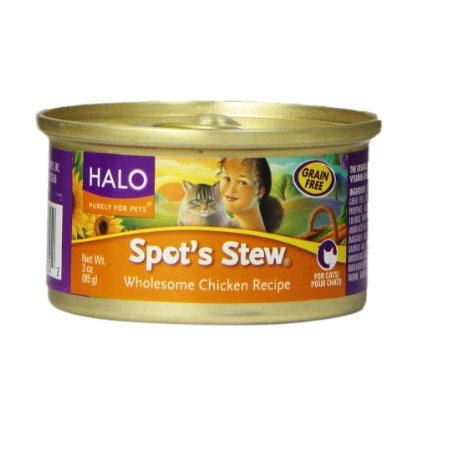 Halo Chicken Wet Cat Food (12x3OZ )