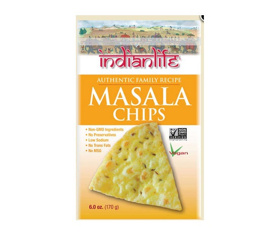 Indian Life Foods Chips, Masala (12x6 OZ)