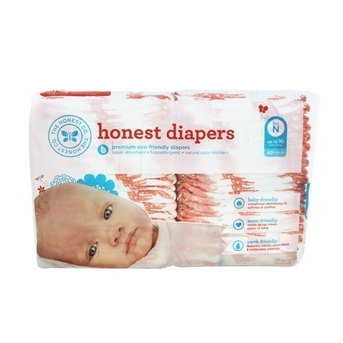 The Honest Company Diapers Giraffes Size N  (1x40 Ct)