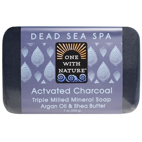 One With Nature O.W.N. Triple Milled Mineral Soap, Actvated Charcoal (6X7 OZ)