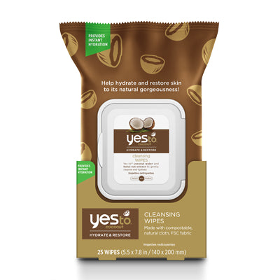 Yes To Coconut Cleansing Wipes (3x30 Ct)