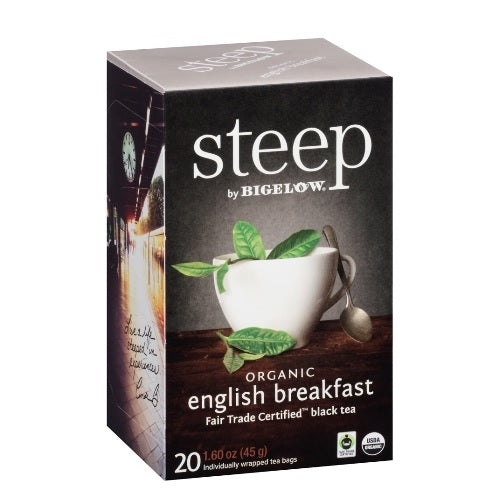 Bigelow  Steep Organic English Breakfast Black Tea (6x20 BAG )