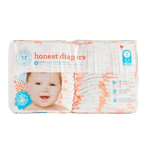 The Honest Company Diapers Giraffes Size 2 (1x40 Ct)