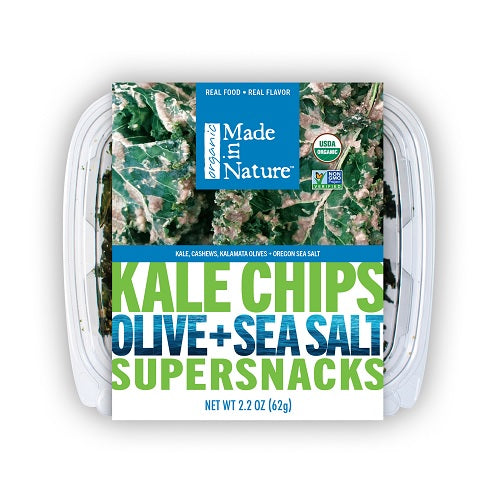 Made in Nature Olive and Sea Salt Kale Chips (8x2.2 OZ)