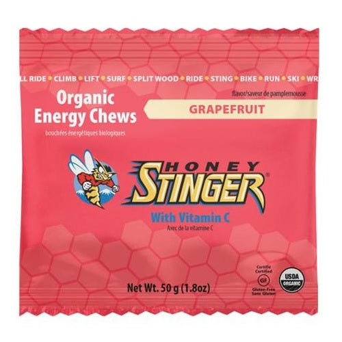 Honey Stinger Organic Energy Chews Grapefruit (12x1.8 OZ)