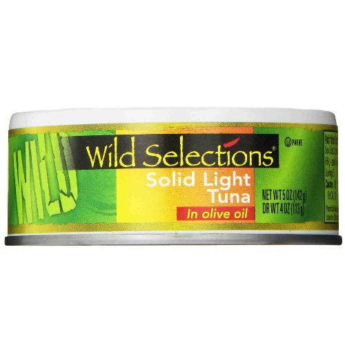 Wild Selections Solid Light Tuna in Olive Oil (12x5 OZ)