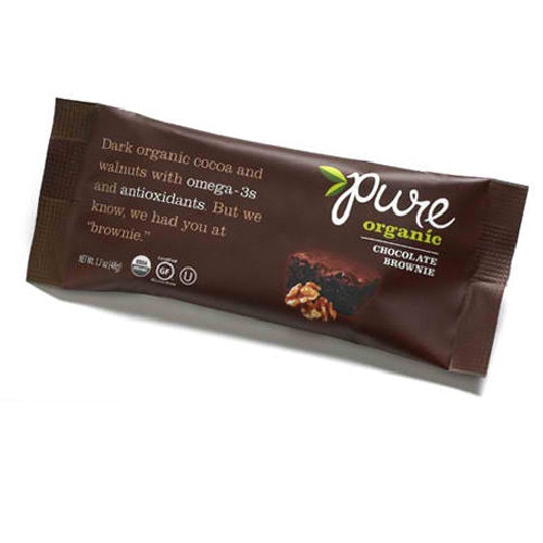 Pure Bar Chocolate Brownie Raw Bar (12x1.7 Oz)