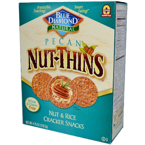 Blue Diamond Pecan Nut Thin Crackers (12x4.25 Oz)