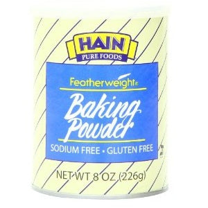 Hain Pure Foods Baking Powder Low Salt ( 12x8 Oz)