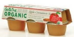 Santa Cruz Organic Cinnamon Applesauce (12x6x4 Oz)