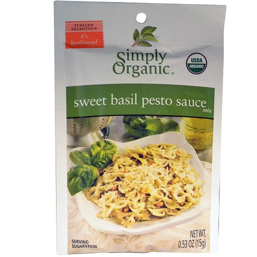 Simply Organic Sweet Basil Pesto (12x.53 Oz)