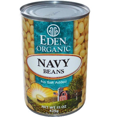 Eden Foods Navy Beans Can (12x15 Oz)