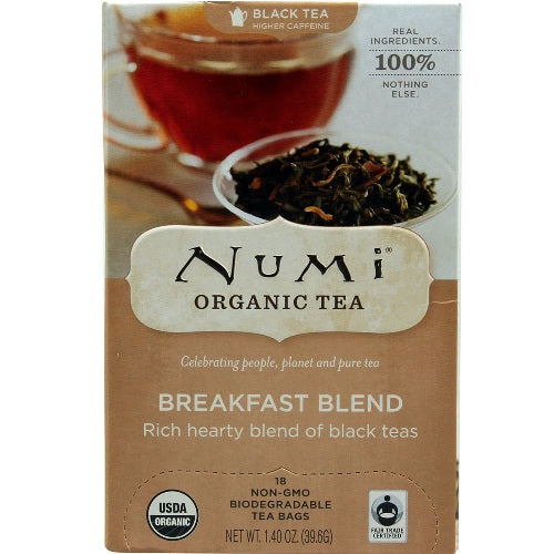 Numi Tea Breakfast Blend Black Tea (6x18 Bag)