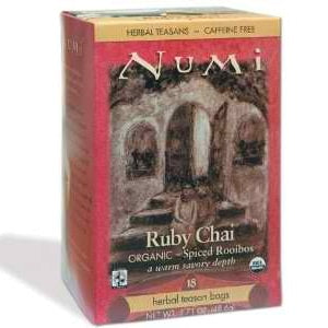 Numi Tea Ruby Chai Herbal Tea (6x18 Bag)