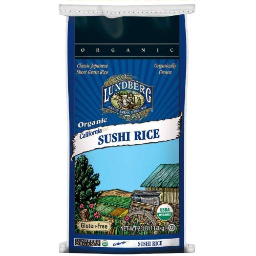 Lundberg Farms F514 White Short Sushi Rice (1x25lb)