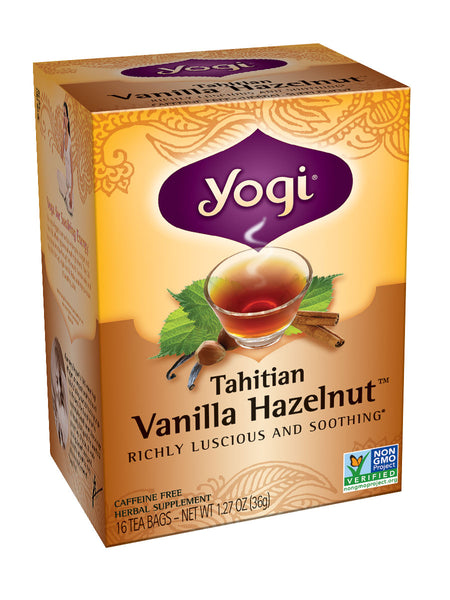 Yogi Tahitian Vanilla Hazelnut Tea (6x16 Bag)