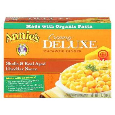 Annie's Deluxe Shells & Aged Wisconsin Cheddar (12x11 Oz)