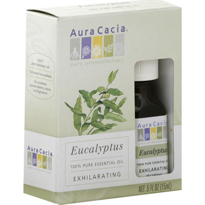 Aura Cacia Eucalyptus Essential Oil (1x0.5Oz)