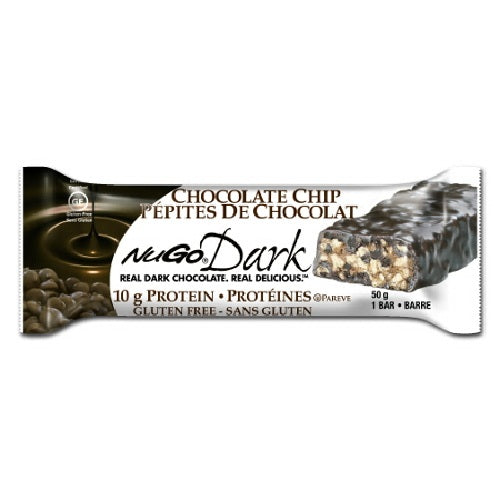 Nugo Dark Chocolate Chocolate Chip Bar (12x50 GM)