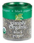 Simply Organic Mini Ground Pepper Black Med (6x.56 Oz)