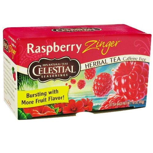 Celestial Seasonings Raspberry Zinger Herb Tea (6x20bag)