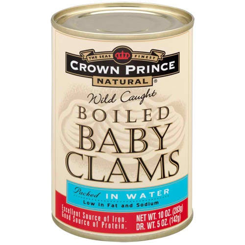 Crown Prince Boiled Baby Clams (12x10 Oz)