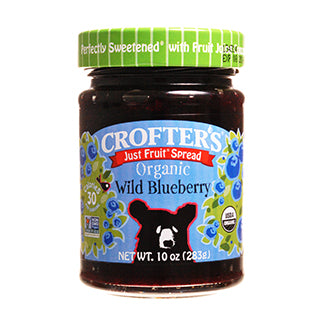 Crofters Wild Blueberry Fruit Spread (6x10 Oz)