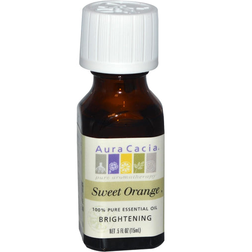 Aura Cacia Sweet Orange Essential Oil (0.5Oz)