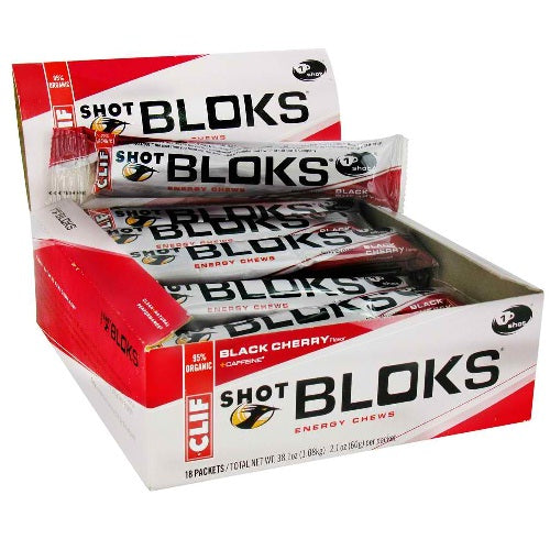 Clif Bar Black Cherry Clif Bar Shot Blok (18x2.1 Oz)