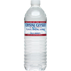 Crystal Geyser Alpine Spring Water Plst .5 Liter (4x6x16.9Oz)