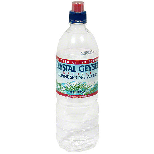 Crystal Geyser Alpine Spring Water Sport Top (15x1 LTR)