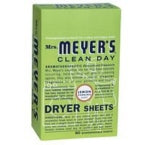 Meyers Lemon Verbena Dryer Sheets (12x80)