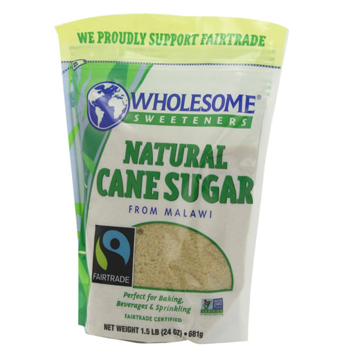 Wholesome Sweetners Fair Trade Natural Cane Sugar ( 12x1.5lb)