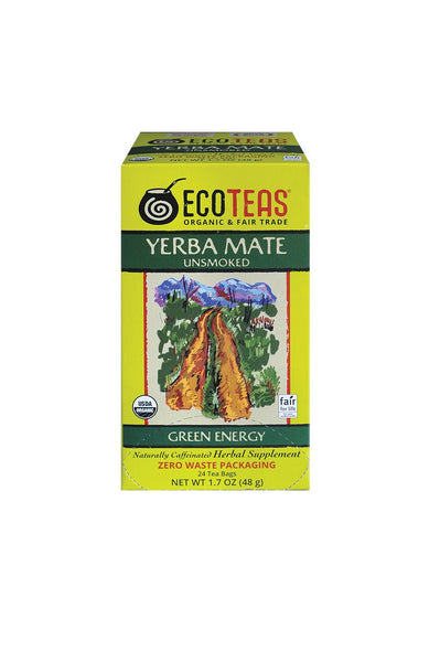 ECOTEAS Yerba Mate Tea Bags (6x24ct)