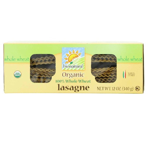 Bionaturae Lasagna Whole Wheat Pasta (12x12 Oz)