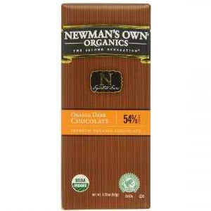 Newman's Own Orange Dark Chocolate Bar (12x3.25 Oz)