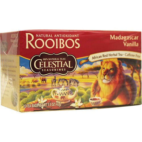 Celestial Seasoning Madagascar Vanilla Red Herb Tea (6x20 bag)