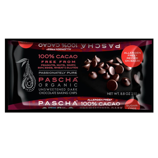 Pascha Choc Baking Chips, Dk Chocolate (6x8.8 OZ)