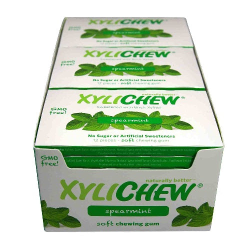 Xylichew Spearmint Gum, Display (24x12 PC)