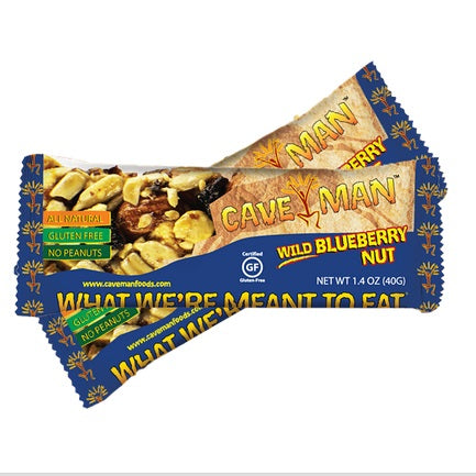 Caveman Bar, Wild Blueberry Nut (15x1.4 OZ)