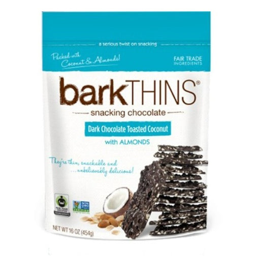 Bark Thins Dark Chocolate, Coconut Almond (12x4.7 OZ)