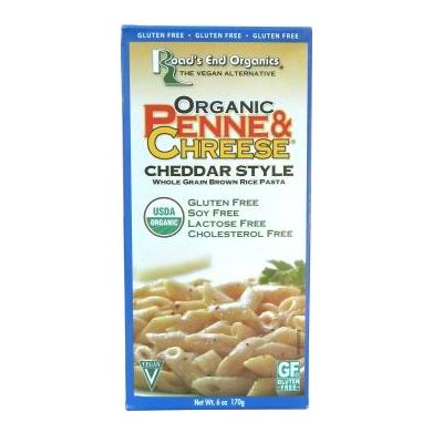 Road's End Organics Org Brown Rice Penne & Chreese Gluten Free (12x6 Oz)