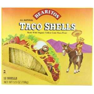 Little Bear Yellow Corn Taco Shells (12x5.5 Oz)