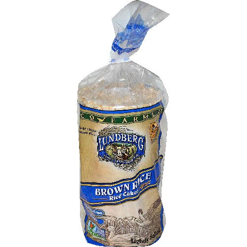 Lundberg Farms Brown Rice Cake Salt (12x8.5 Oz)