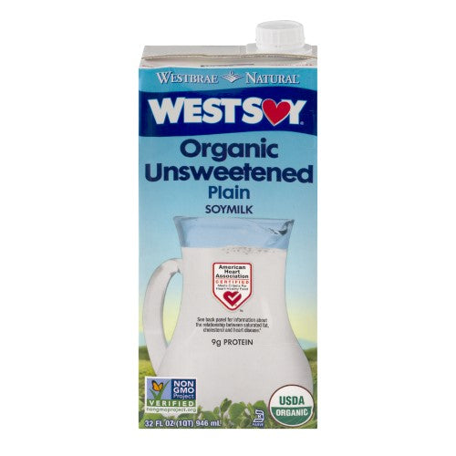 Westsoy Unsweetened Westsoy (12x32 Oz)