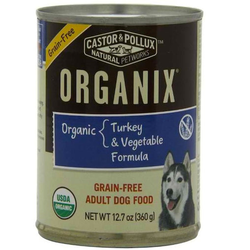 Castor & Pollux Org Turkey Veg Dog (12x12.7OZ )