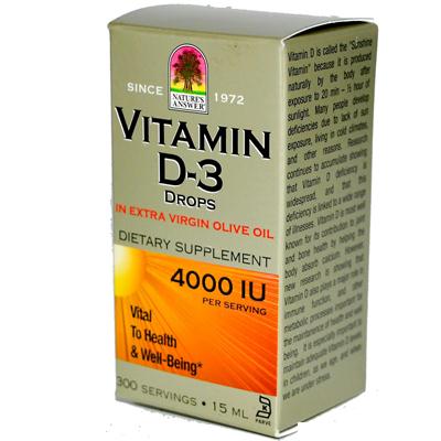 Nature's Answer Liquid Vitamin D-3 4000Iu (1x.5 Oz)