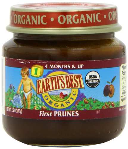 Earth's Best 1st Food Prunes Baby Food (12x2.5 Oz)