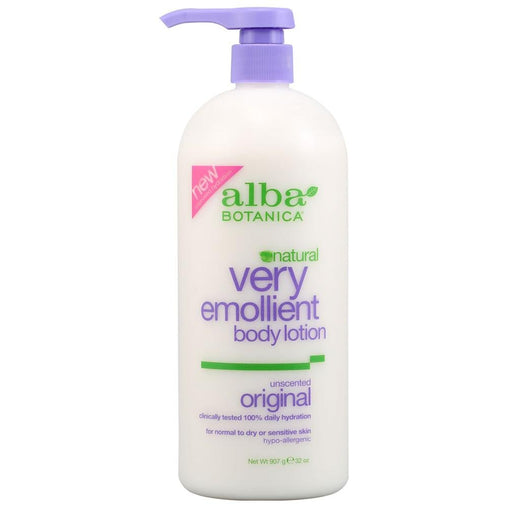 Alba Botanica Very Emollient Unscented Body Lotion (1x12 Oz)